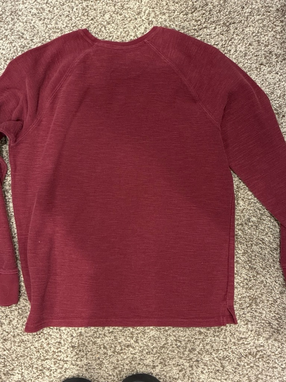 Goodfellow & Co Maroon Crewneck Knit Top